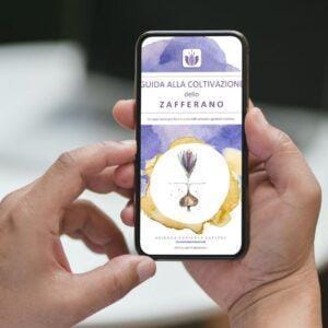 guida manuale coltivazione zafferano azienda agricola sativus smartphone